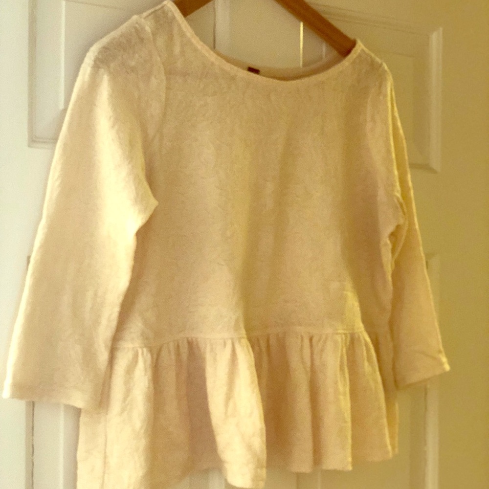 Free people peplum top